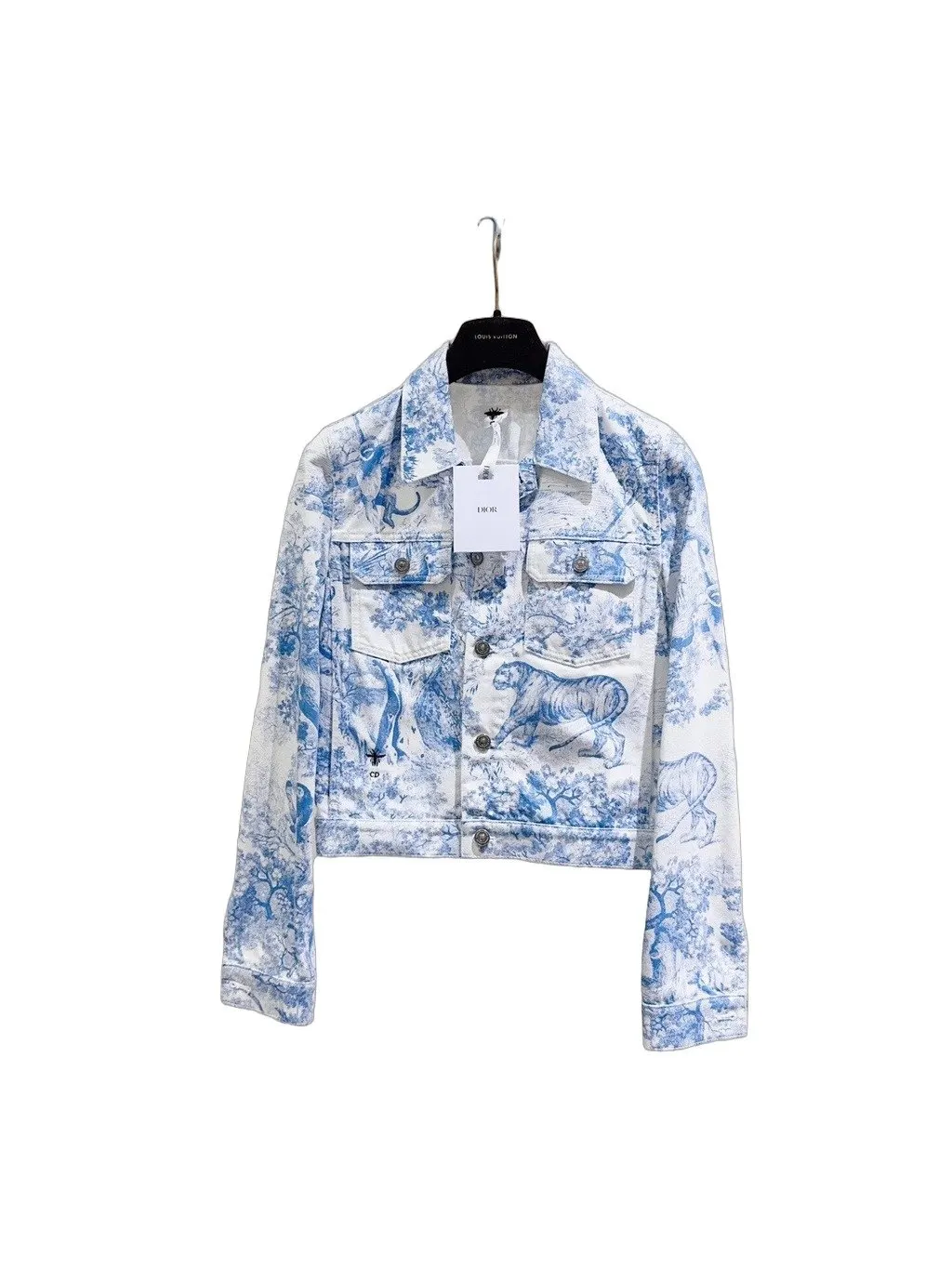 Dior Jungle Animal Denim Jacket MultiColor Denim Never worn, with tag - Front View