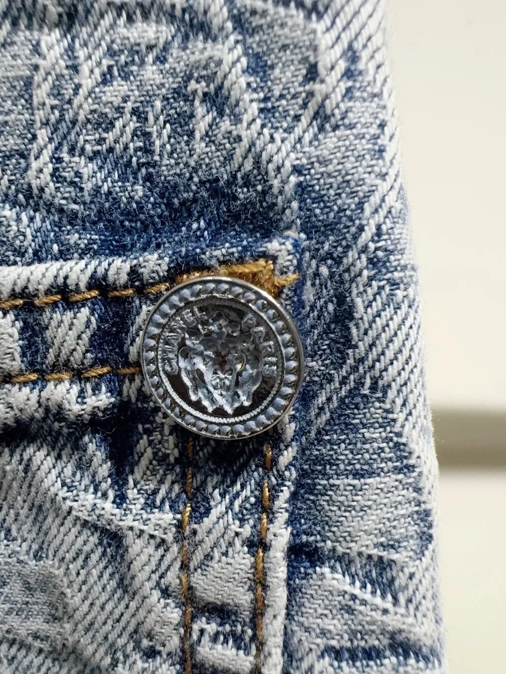 Chanel Denim Jeans MultiColor Denim Very good - Inside View
