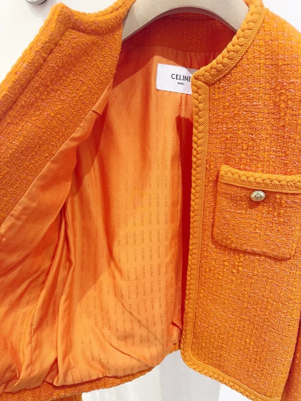 Celine Wool Jacket MultiColor Wool Never worn, with tag - Back View