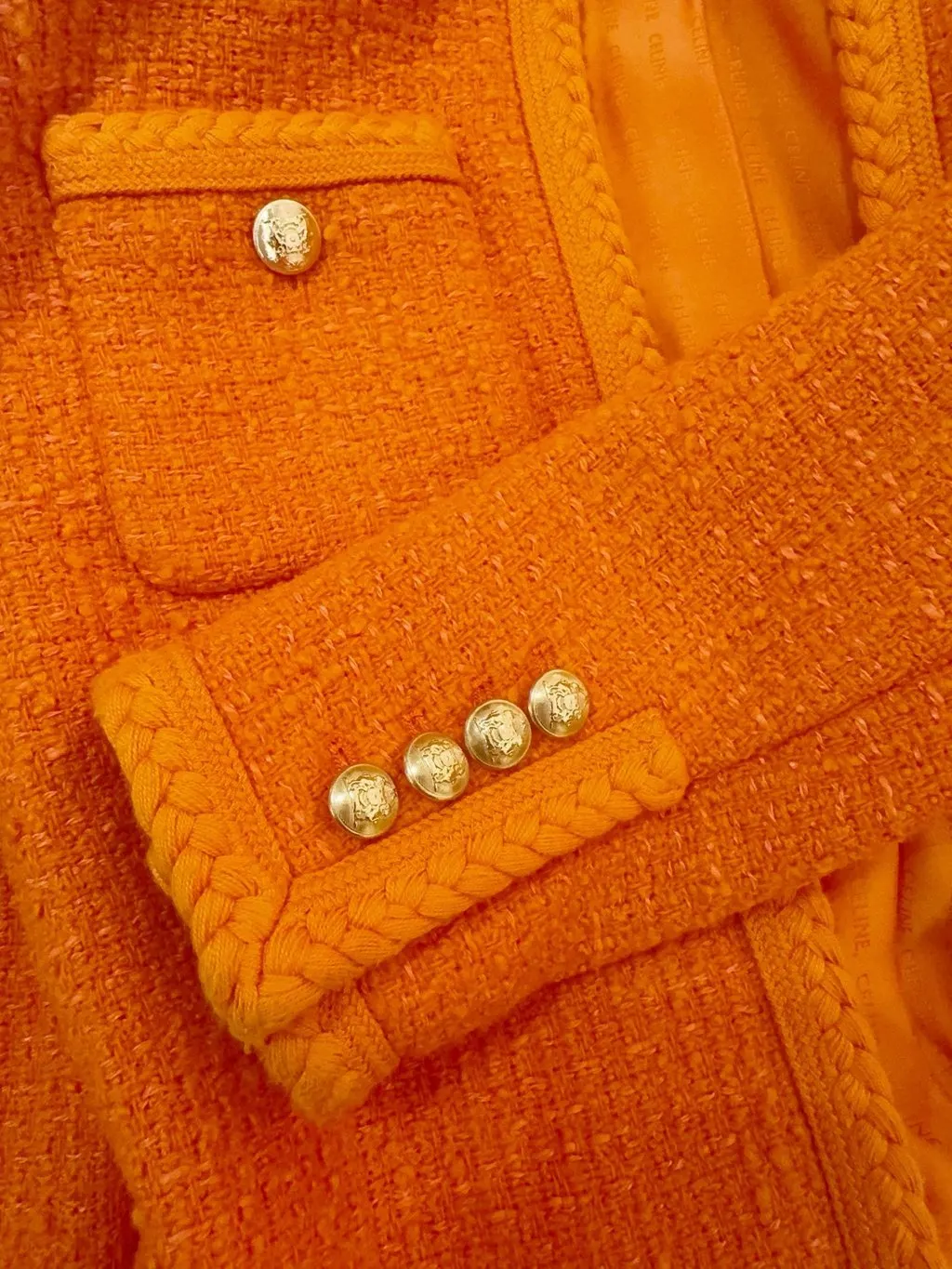 Celine Wool Jacket MultiColor Wool Never worn, with tag - Box View