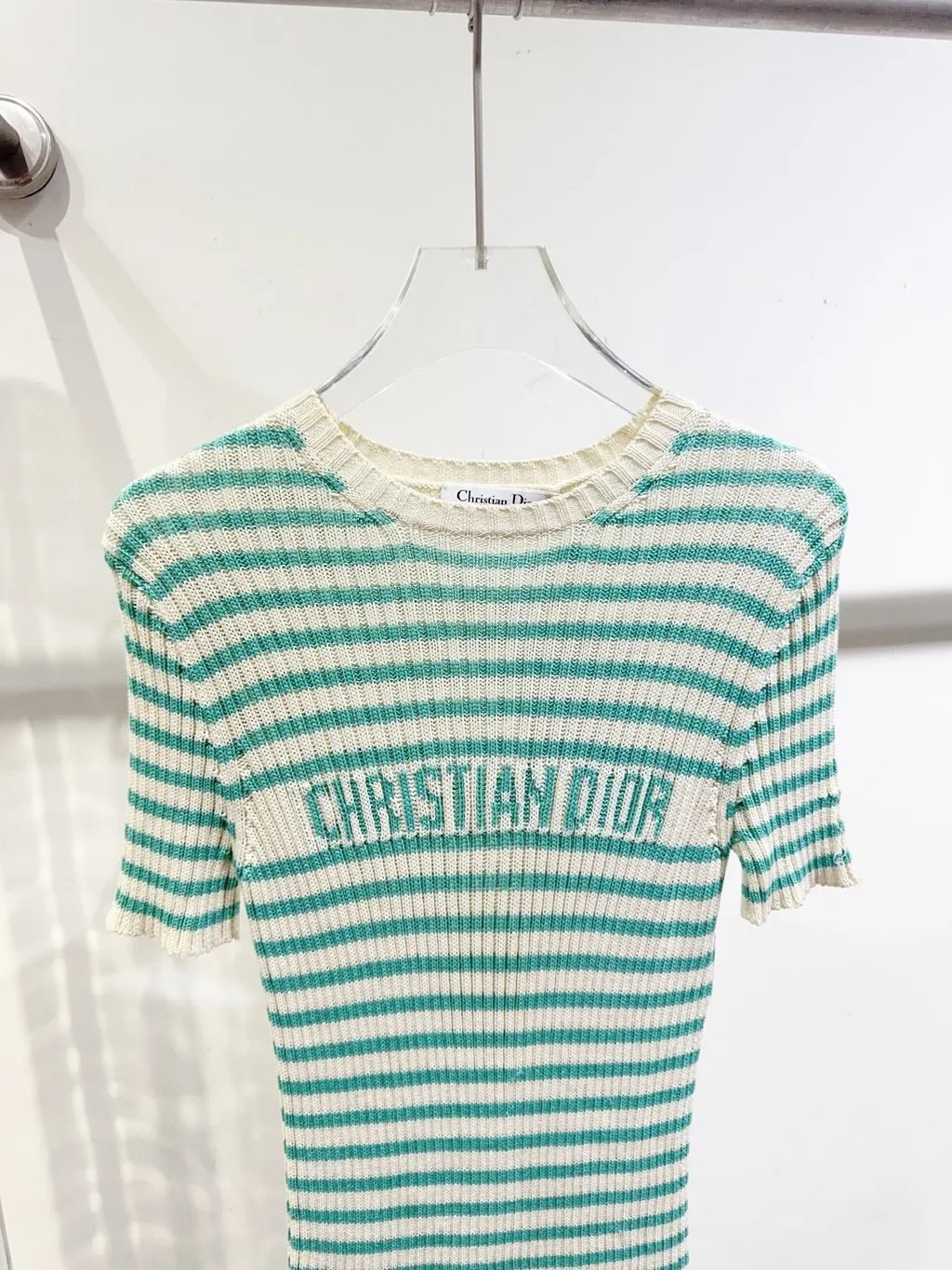 Dior Lucky Star Cotton Knitwear MultiColor Cotton Never worn, with tag - Inside View