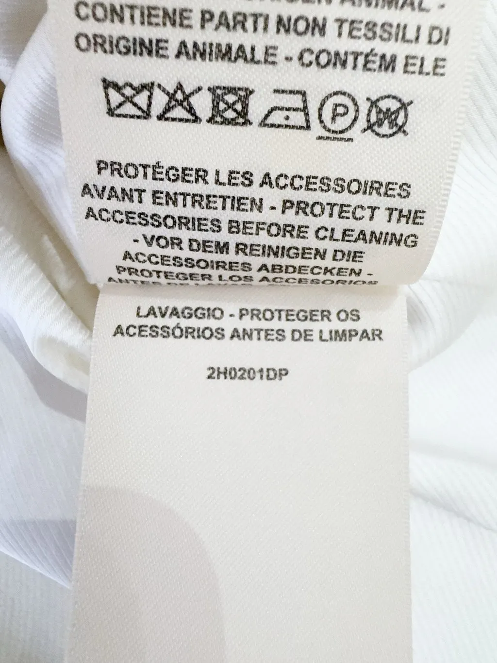 Hermès White Polyamide Coat White Polyamide Never worn, with tag - Box View