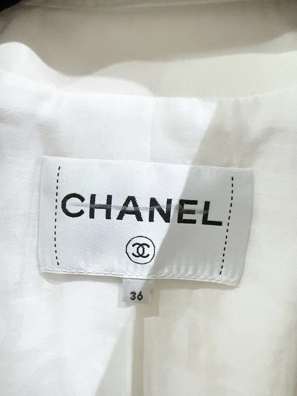 Chanel Greek Leather Jacket MultiColor Leather Very good - Inside View