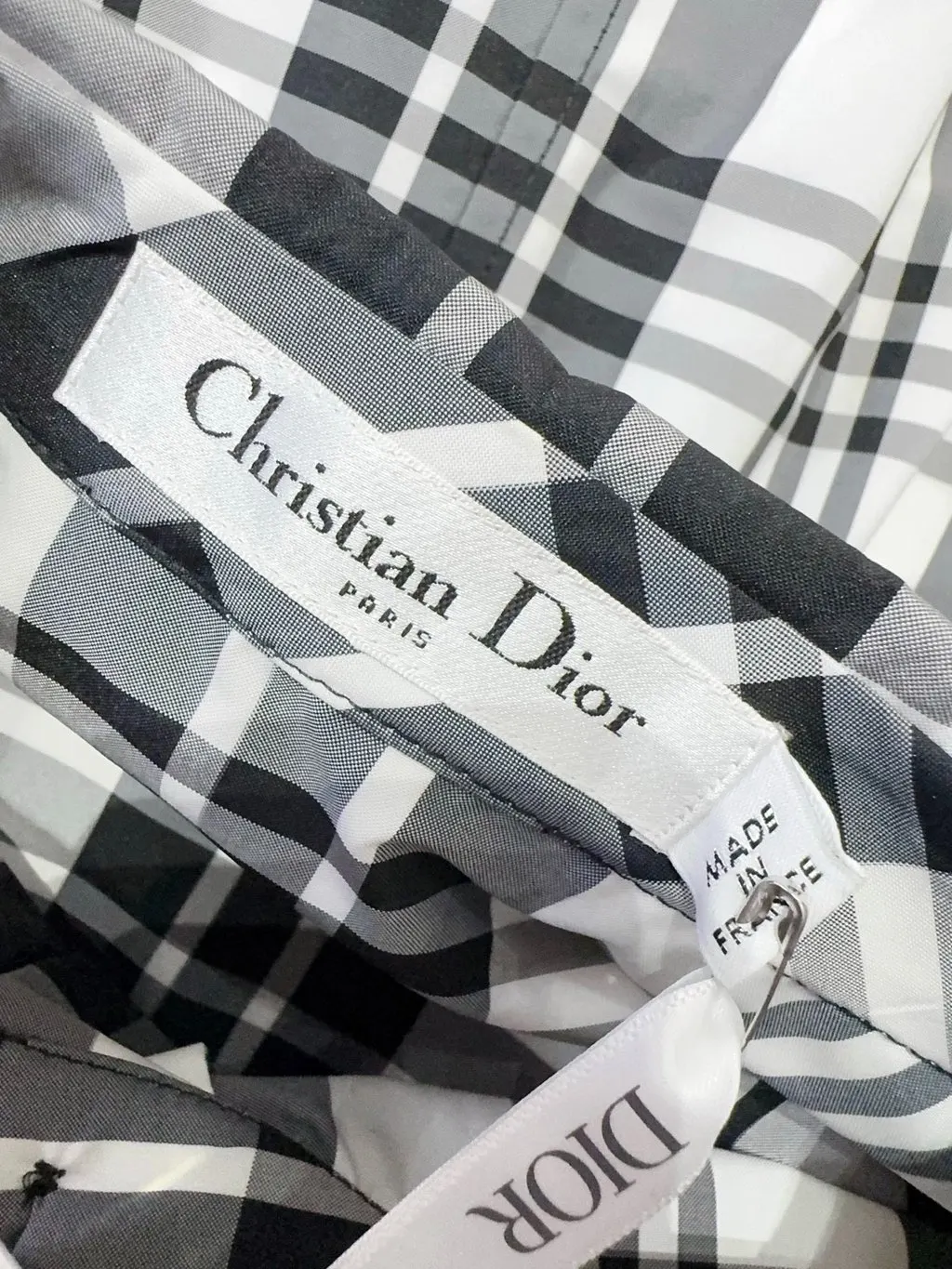 Dior Polyester Dress MultiColor Polyester Never worn, with tag - Inside View
