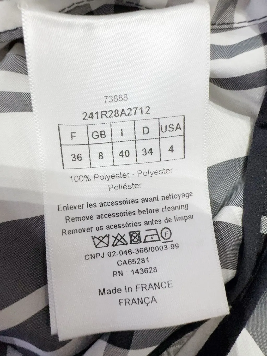Dior Polyester Dress MultiColor Polyester Never worn, with tag - Model View