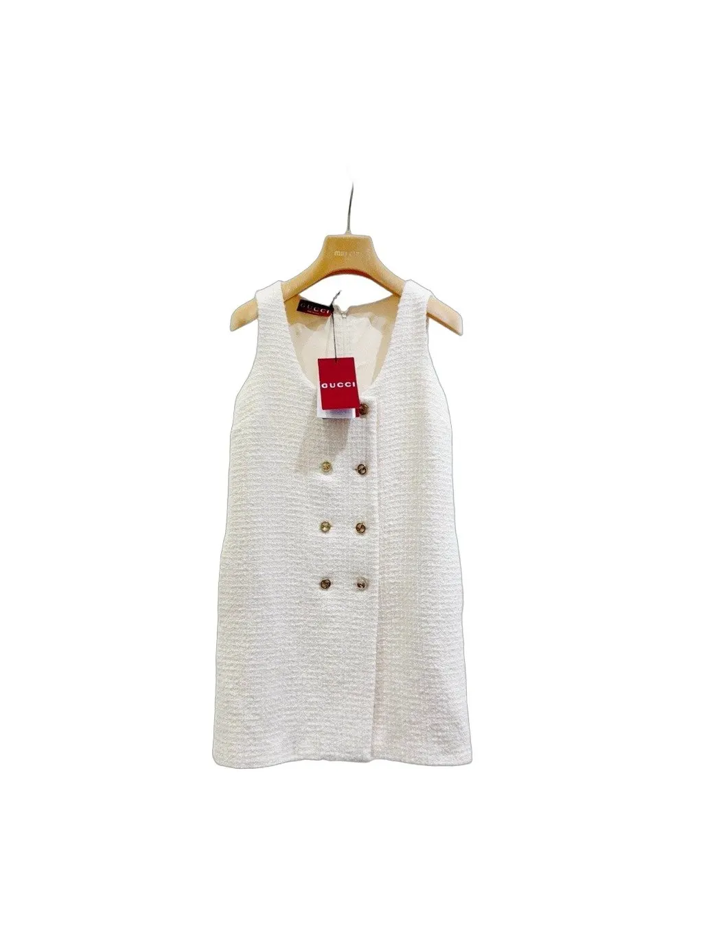 Gucci Tweed Dress MultiColor Tweed Never worn, with tag - Front View