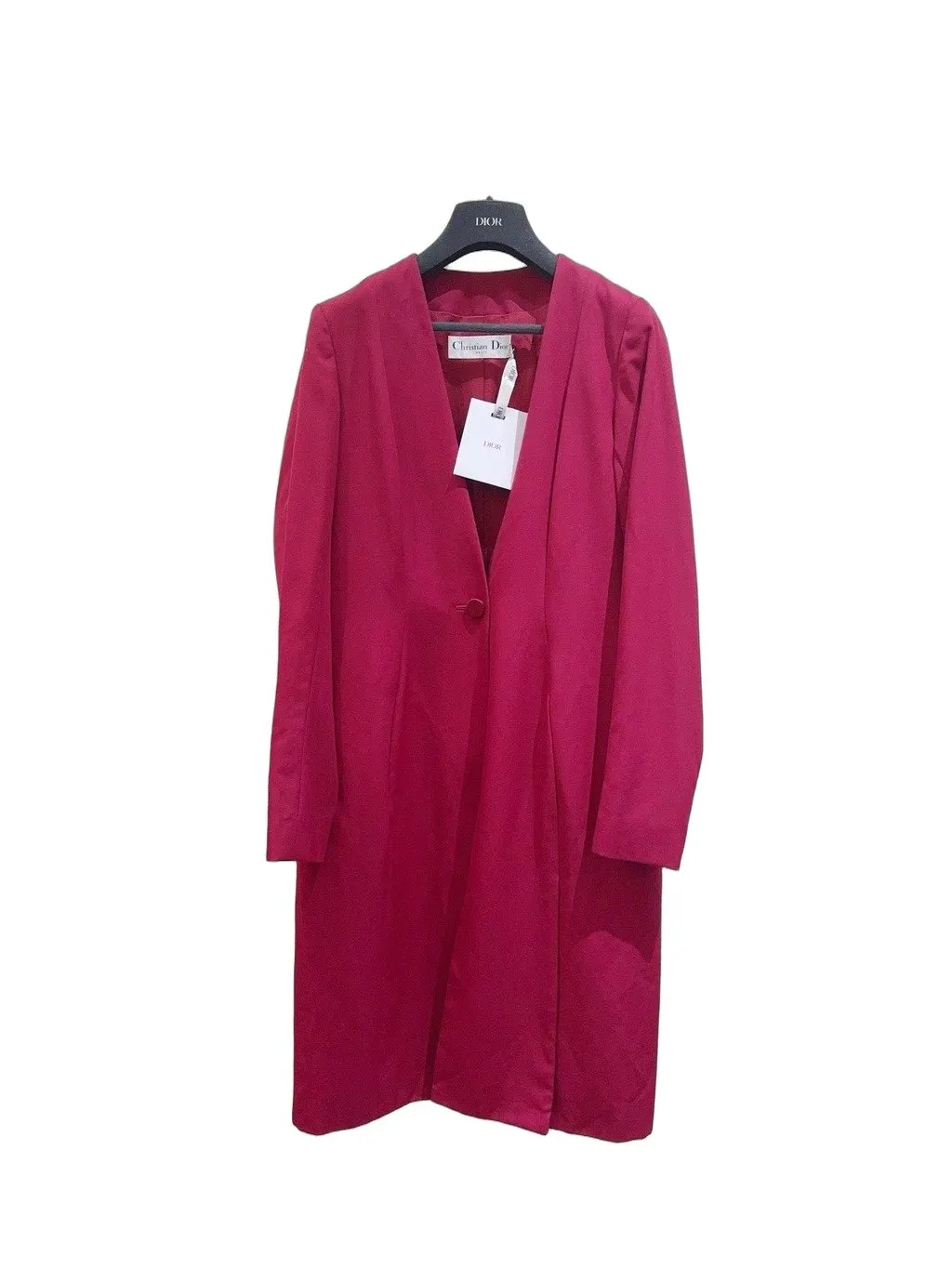 Dior Wool Coat MultiColor Wool Never worn, with tag - Front View