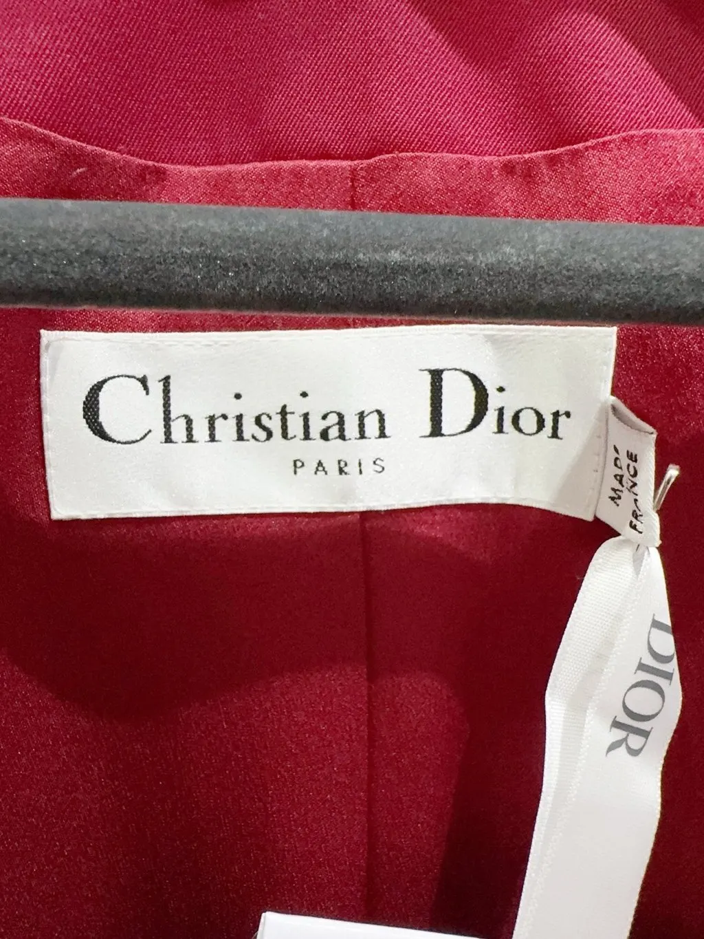 Dior Wool Coat MultiColor Wool Never worn, with tag - Back View