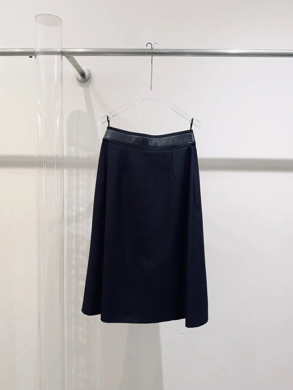 Celine Arc De Triomphe Wool Skirt MultiColor Wool Never worn, with tag - Model View