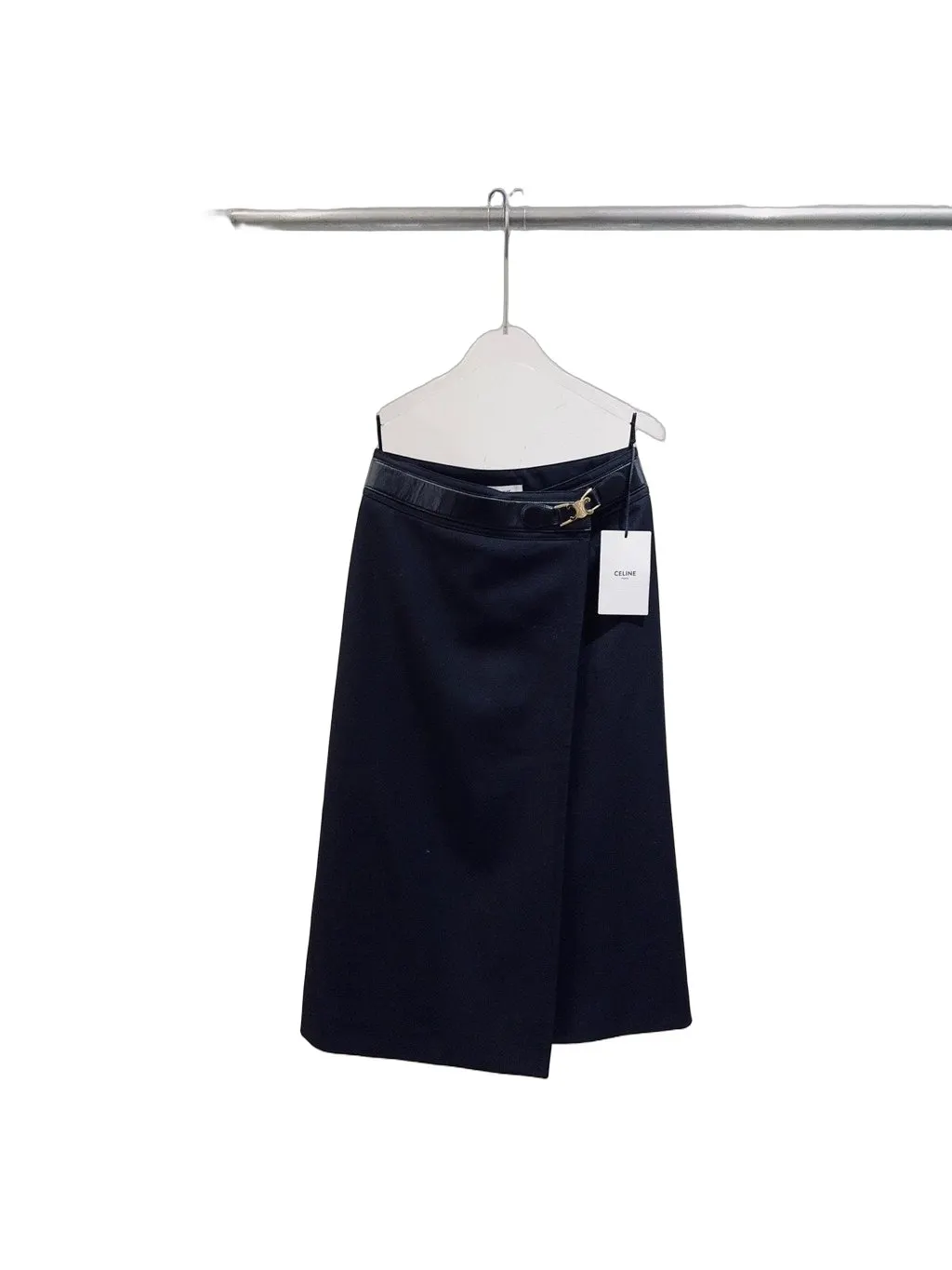 Celine Arc De Triomphe Wool Skirt MultiColor Wool Never worn, with tag - Front View
