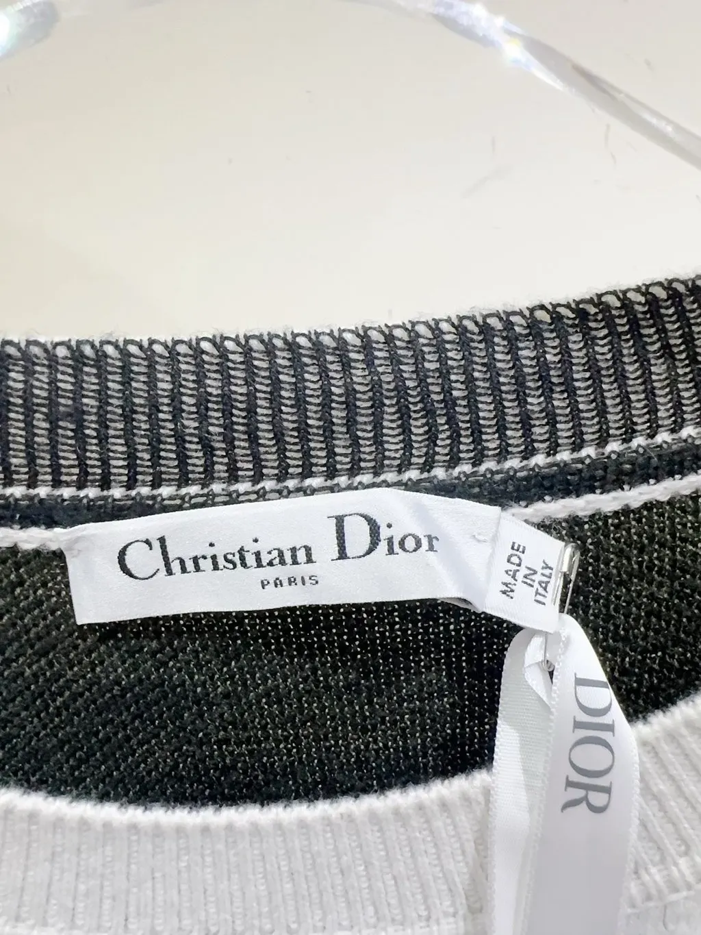 Dior Cashmere Knitwear MultiColor Cashmere Never worn, with tag - Back View