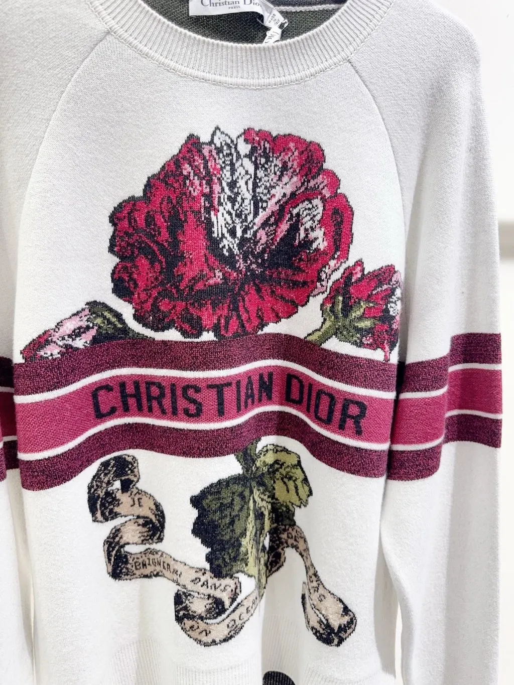 Dior Cashmere Knitwear MultiColor Cashmere Never worn, with tag - Inside View