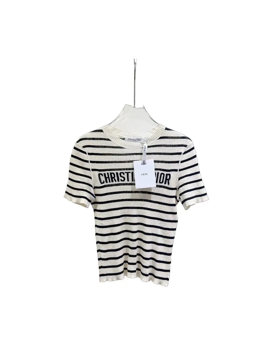 Dior Lucky Star Linen Knitwear MultiColor Linen Never worn, with tag - Front View