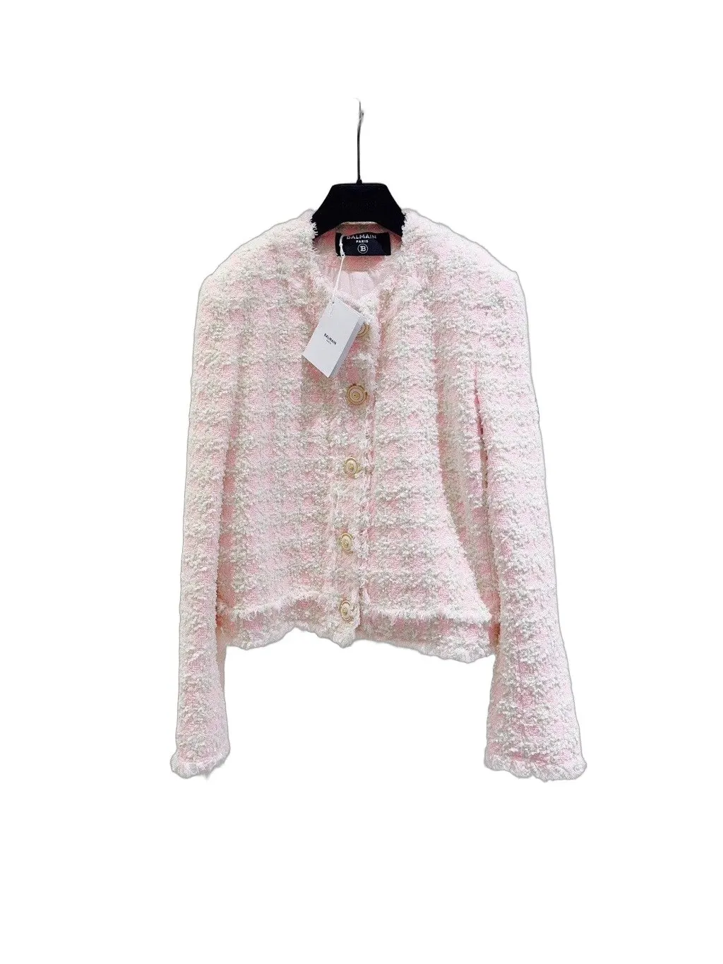 Balmain Tweed Jacket MultiColor Tweed Never worn, with tag - Front View