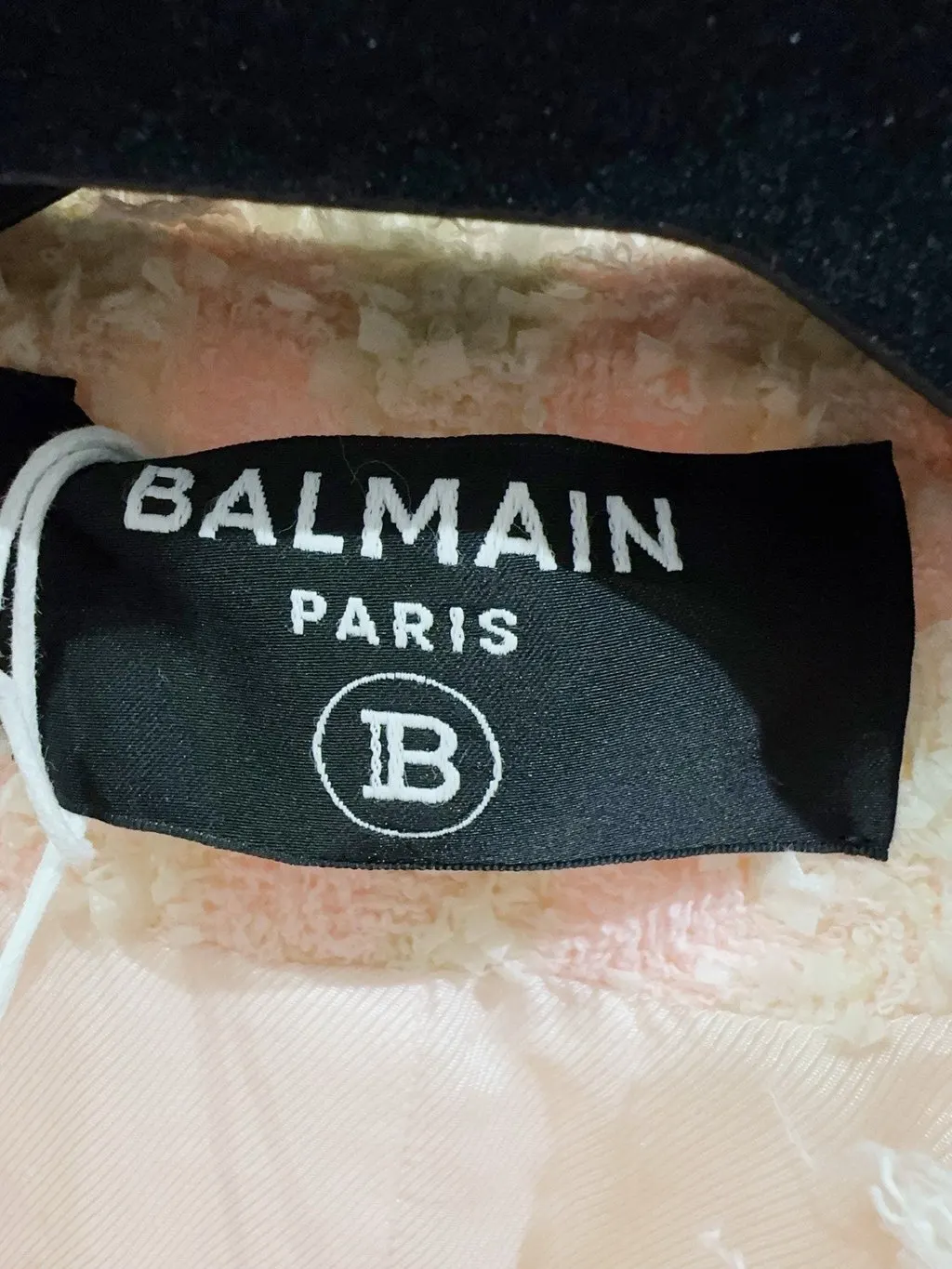 Balmain Tweed Jacket MultiColor Tweed Never worn, with tag - Inside View