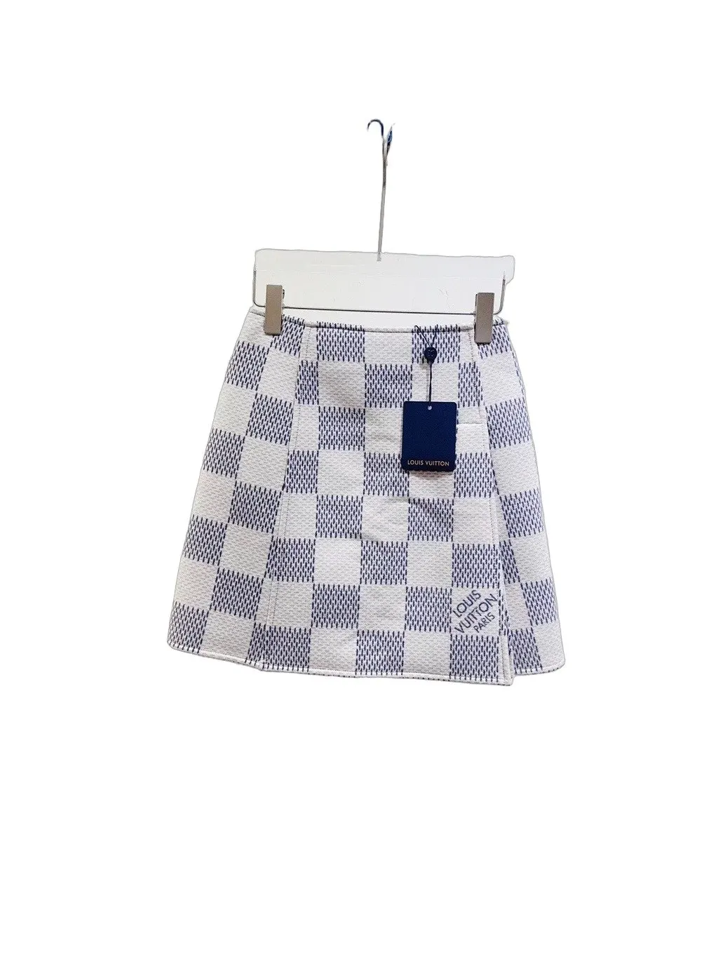 Louis Vuitton Damier Cashmere Skirt MultiColor Cashmere Never worn, with tag - Front View