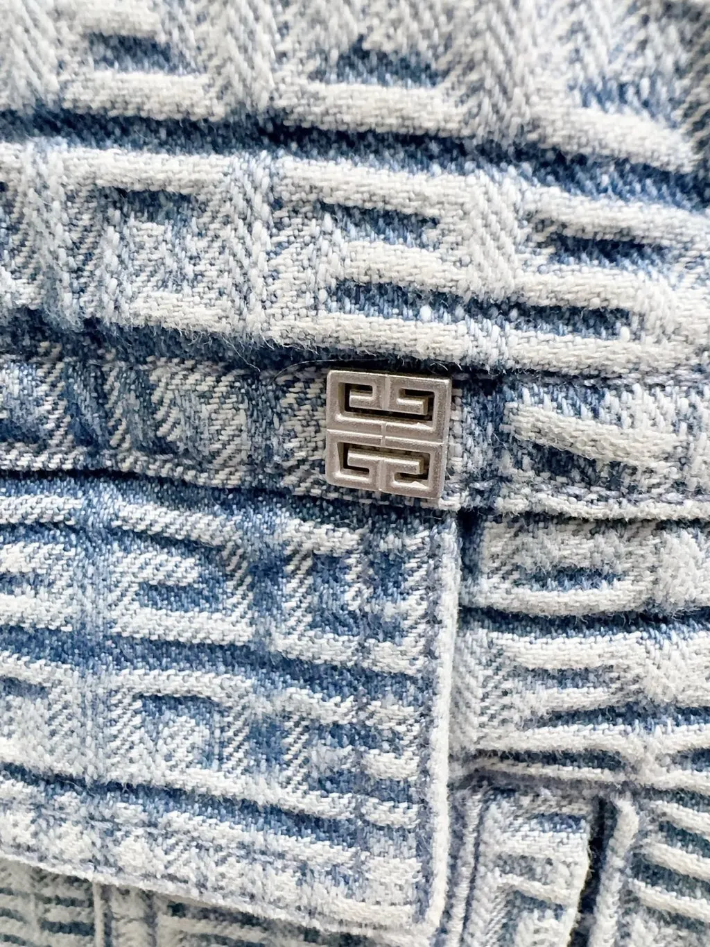 Givenchy 4G Denim Jacket MultiColor Denim Never worn, with tag - Back View