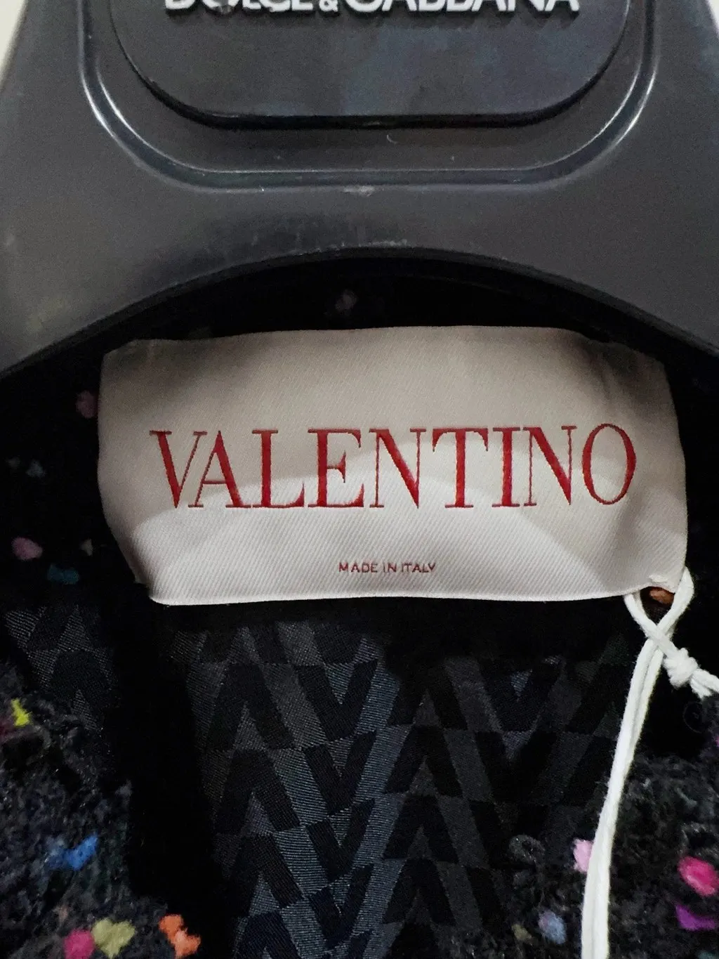 Valentino Tweed Jacket MultiColor Tweed Never worn, with tag - Back View