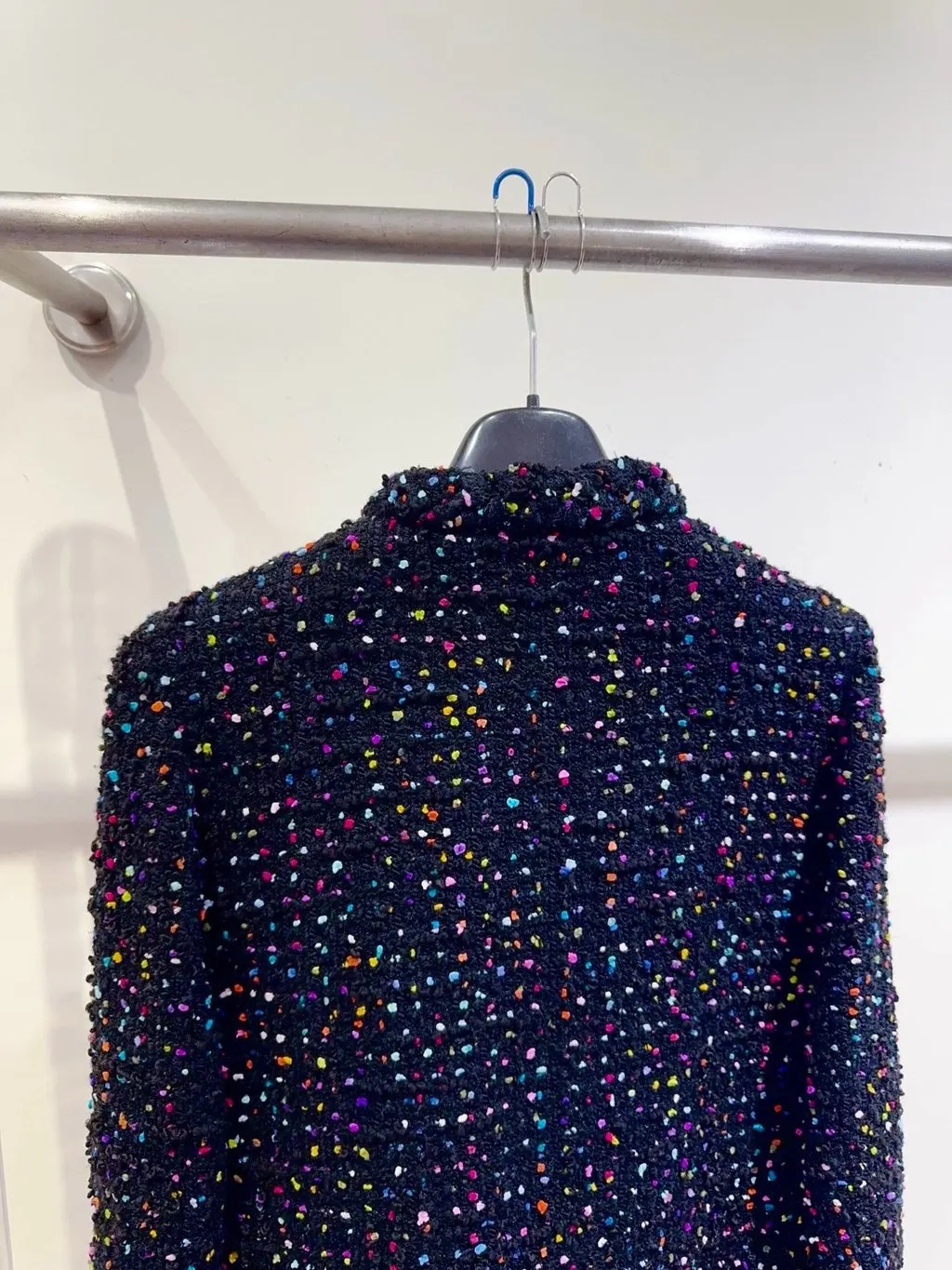 Valentino Tweed Jacket MultiColor Tweed Never worn, with tag - Model View