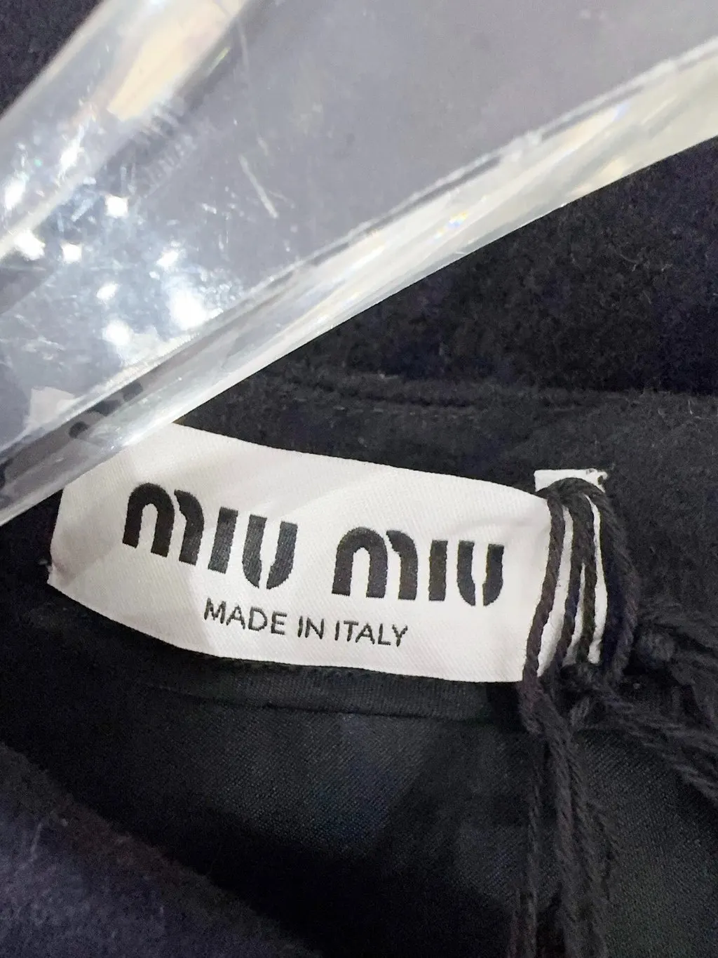Miu Miu Black Cashmere Top Black Cashmere Never worn, with tag - Box View