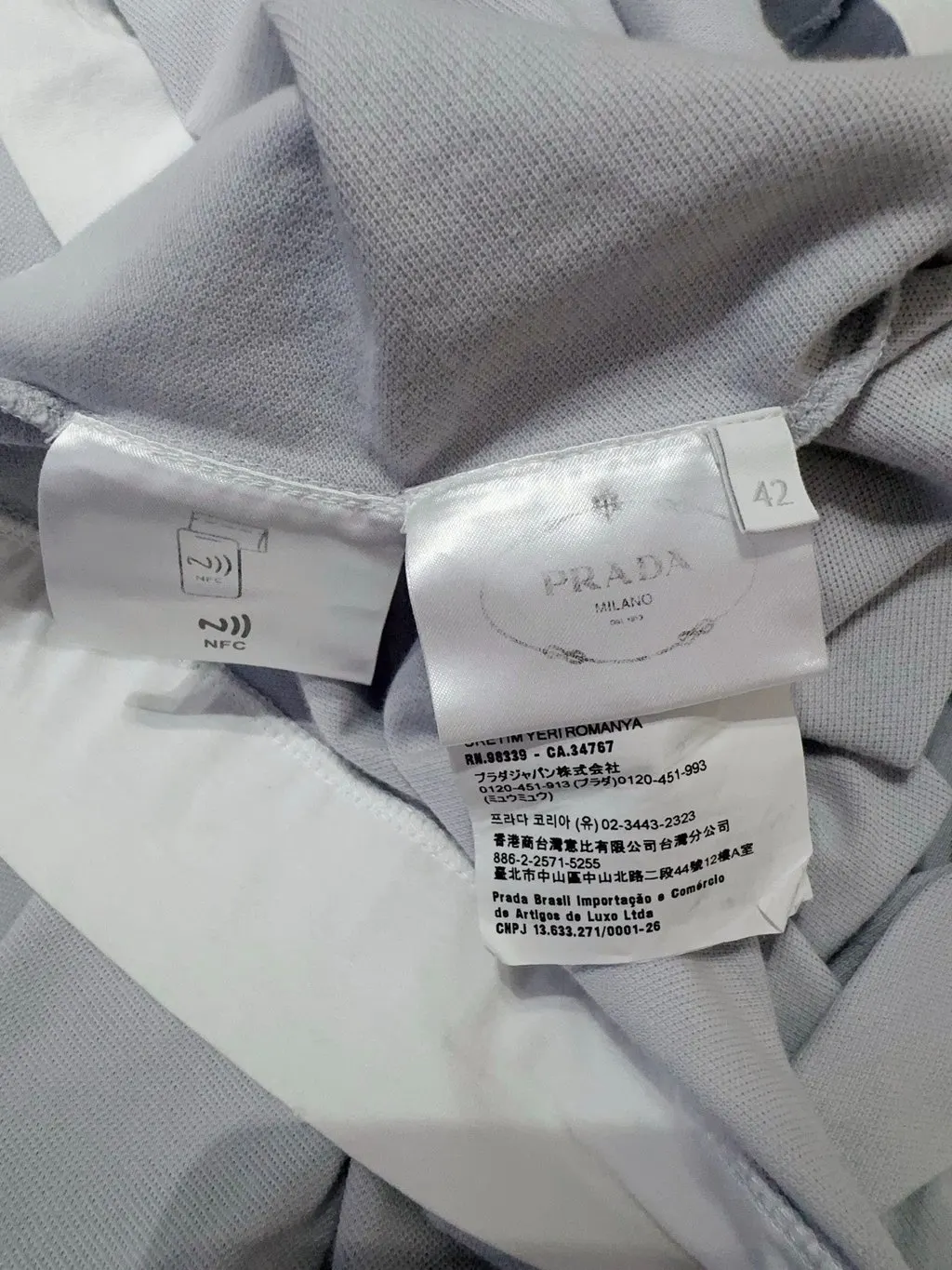 Prada Cotton Dress MultiColor Cotton Very good - Box View