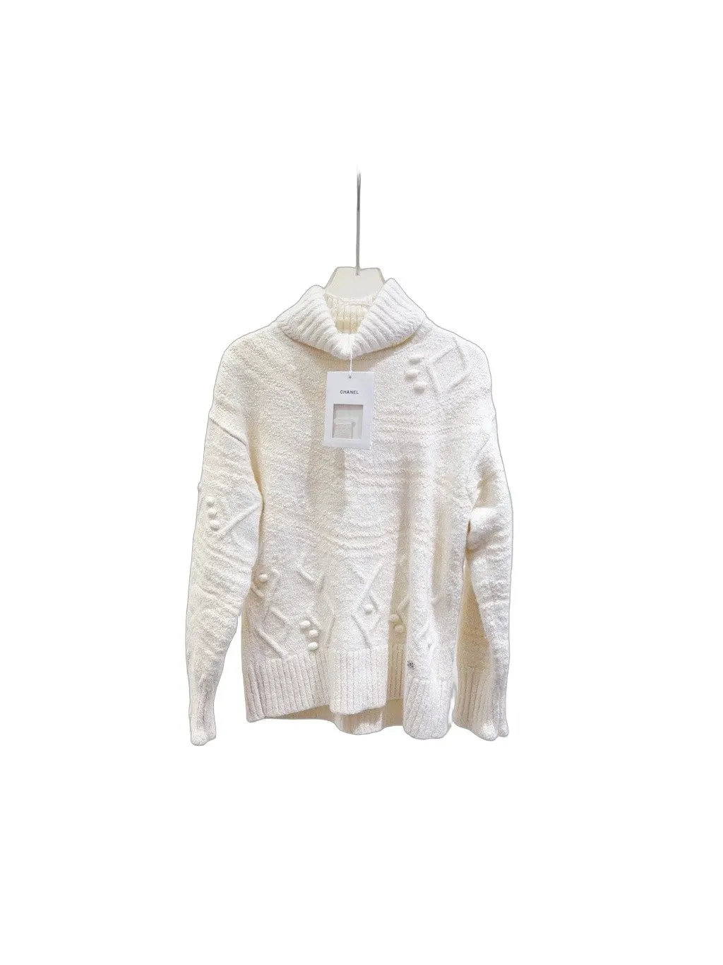 Chanel Coco Neige Wool Knitwear MultiColor Wool Never worn, with tag - Front View