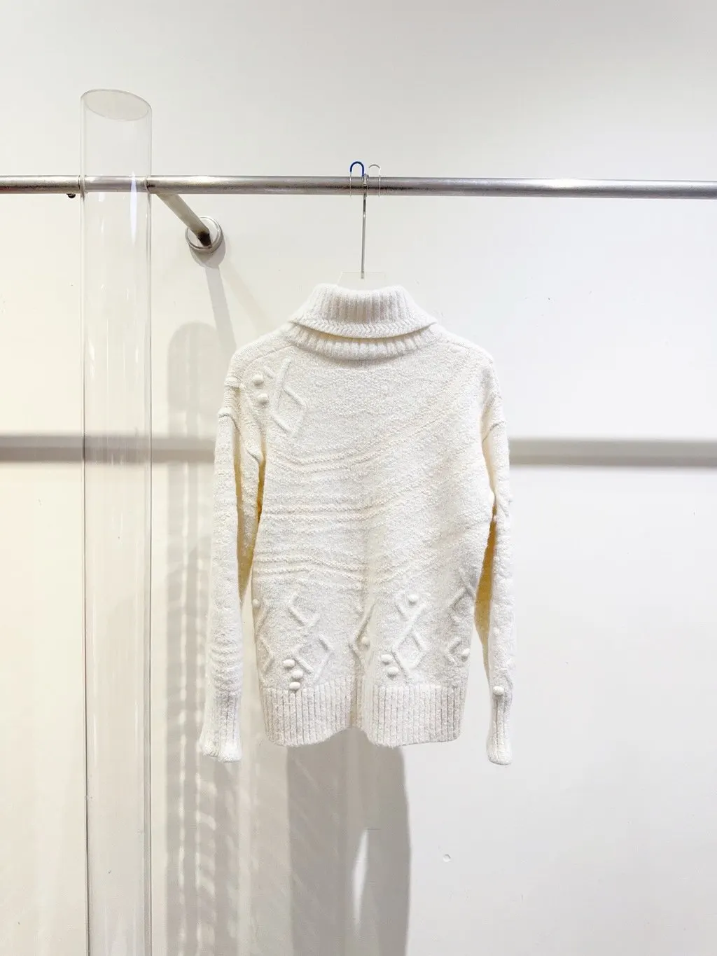 Chanel Coco Neige Wool Knitwear MultiColor Wool Never worn, with tag - Inside View