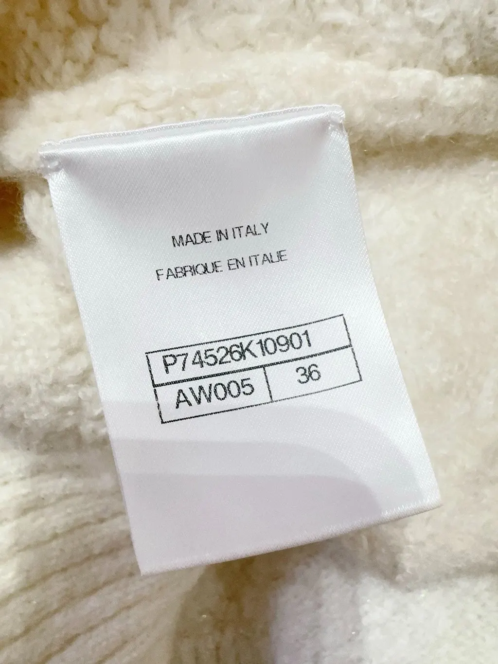 Chanel Coco Neige Wool Knitwear MultiColor Wool Never worn, with tag - Box View
