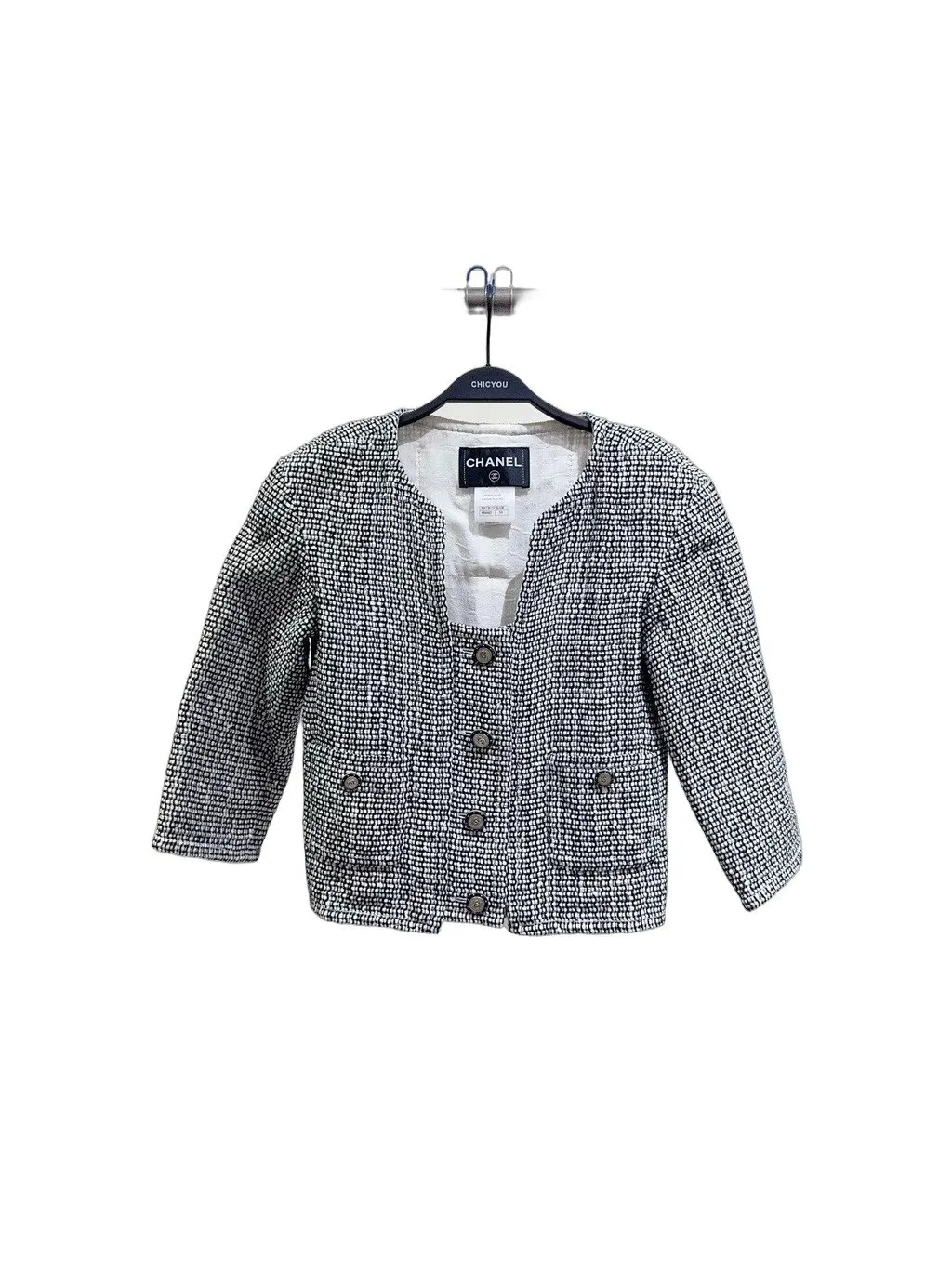 Chanel Polyamide Jacket MultiColor Polyamide Very good - Front View