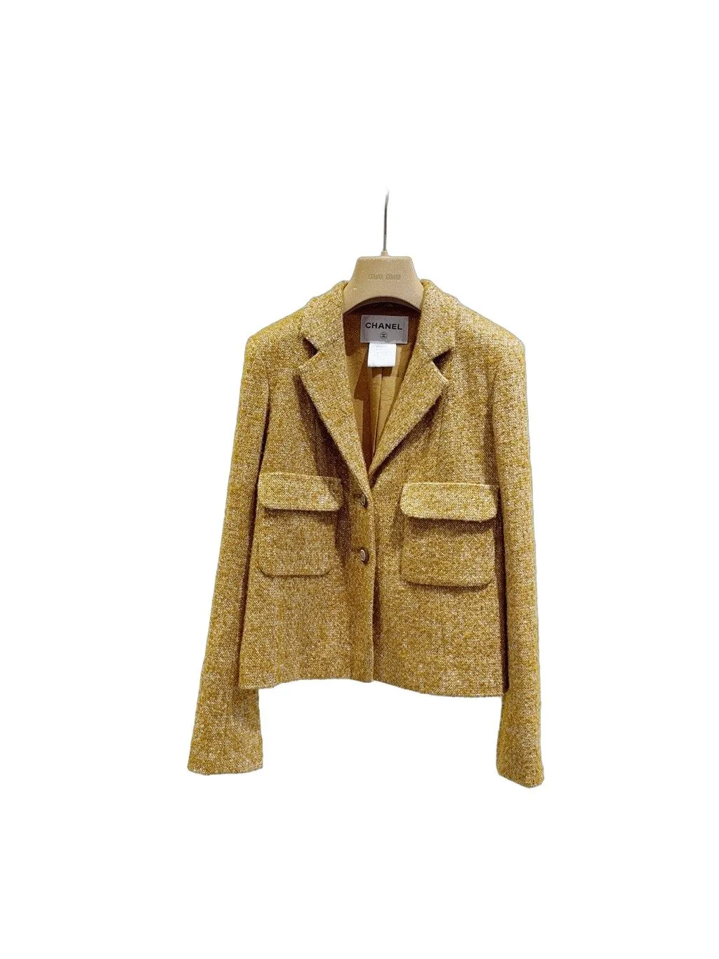 Chanel Dallas Tweed Jacket MultiColor Tweed Very good - Front View