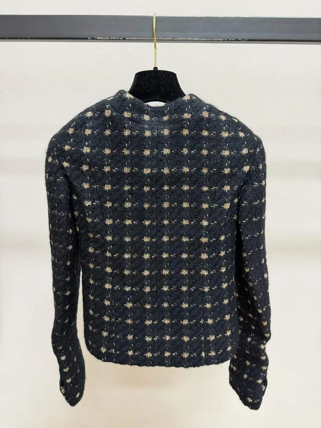 Chanel Tweed Top MultiColor Tweed Very good - Back View