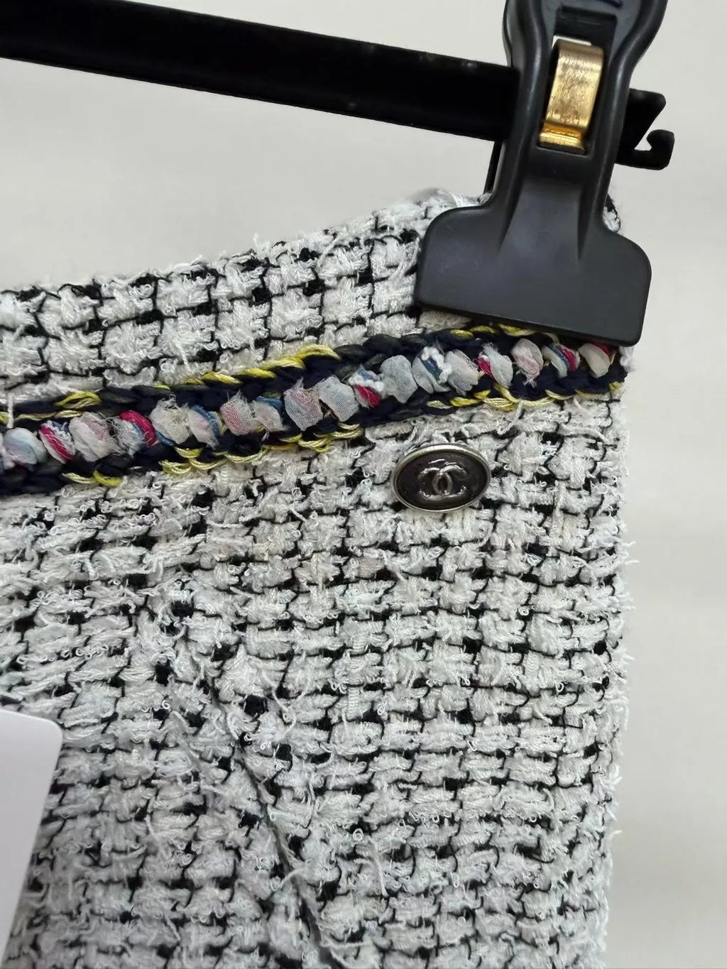 Chanel Tweed Dress MultiColor Tweed Very good - Inside View