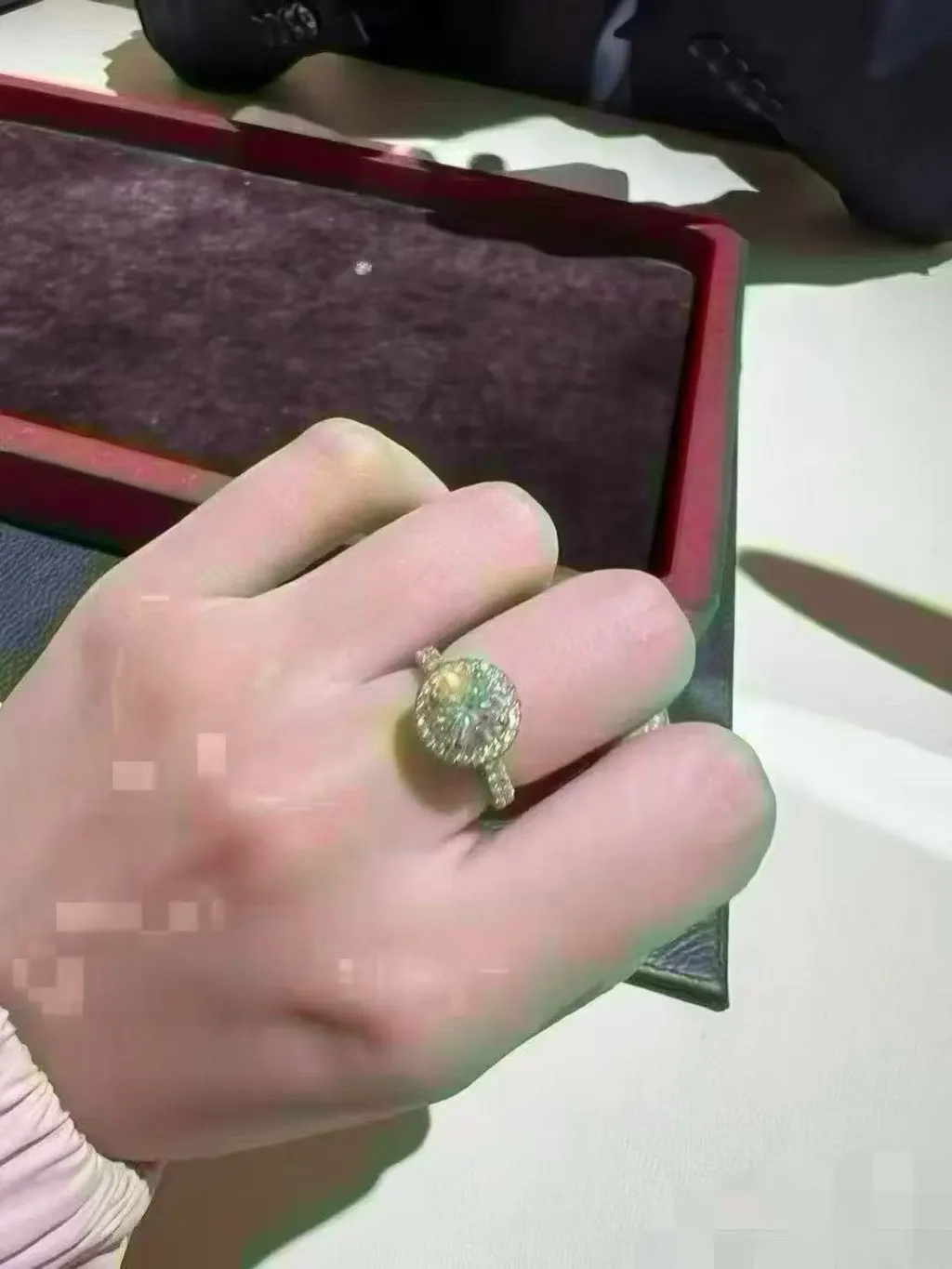 Cartier Platinum Ring MultiColor Platinum Very good - Back View