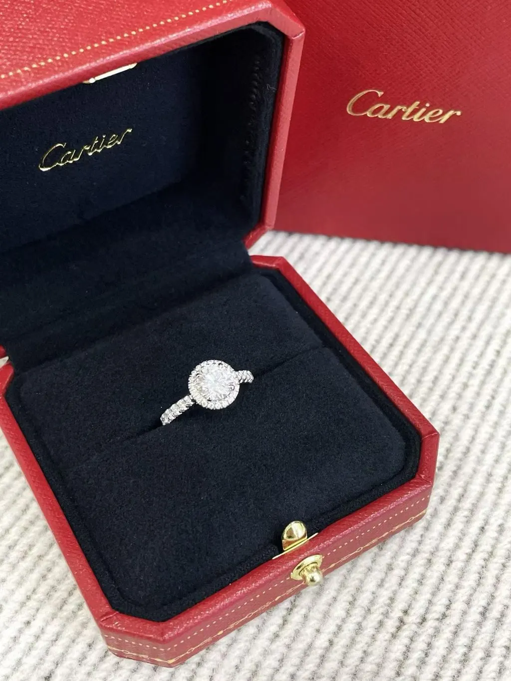 Cartier Platinum Ring MultiColor Platinum Very good - Model View