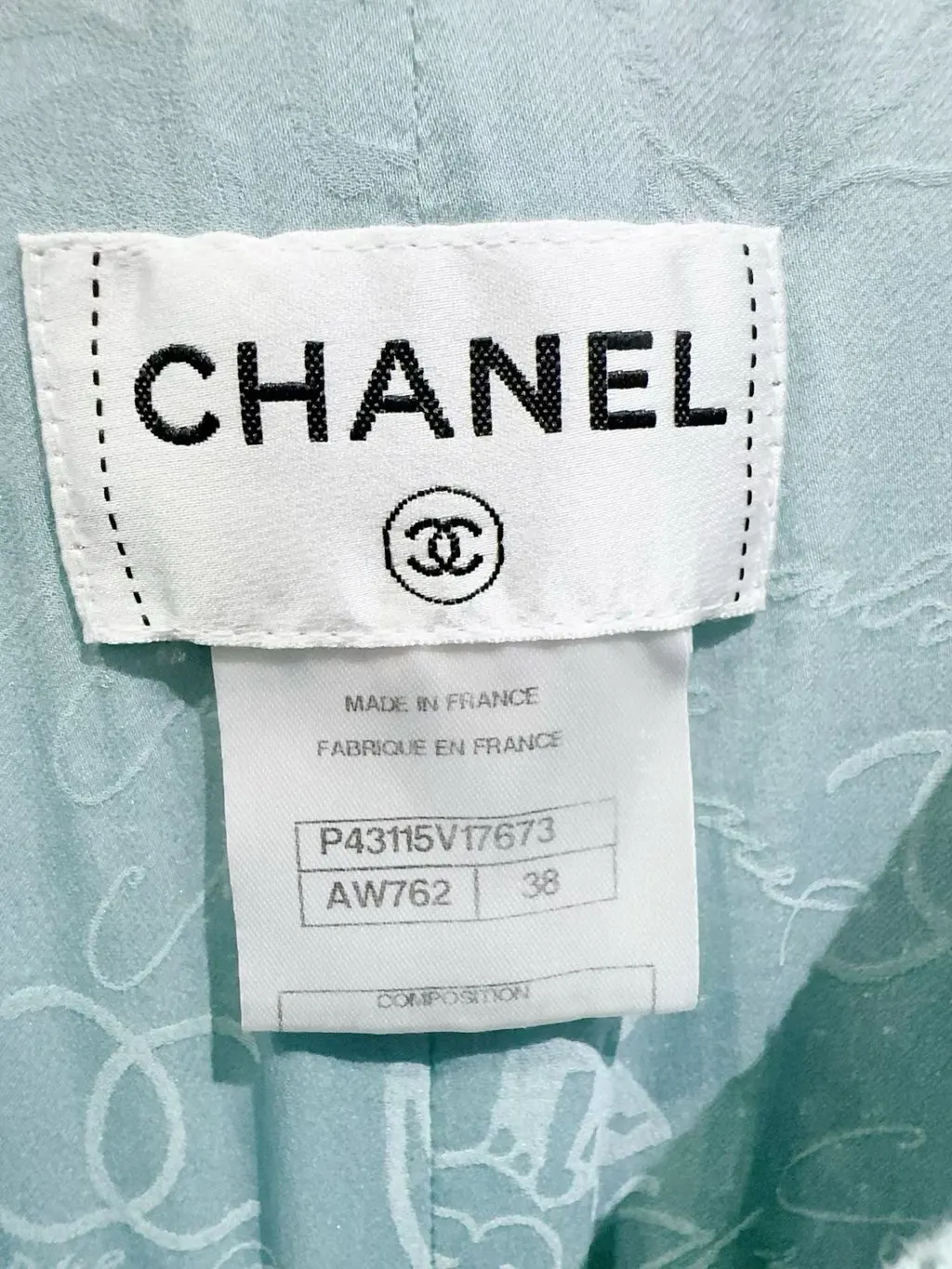 Chanel Tweed Dress MultiColor Tweed Very good - Model View