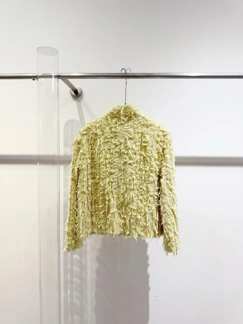 Chanel Yellow Tweed Jacket Yellow Tweed Very good - Box View