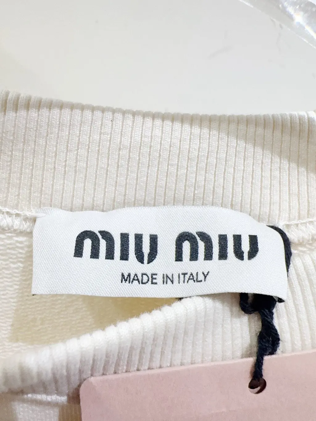 Miu Miu Cotton Top MultiColor Cotton Never worn, with tag - Back View
