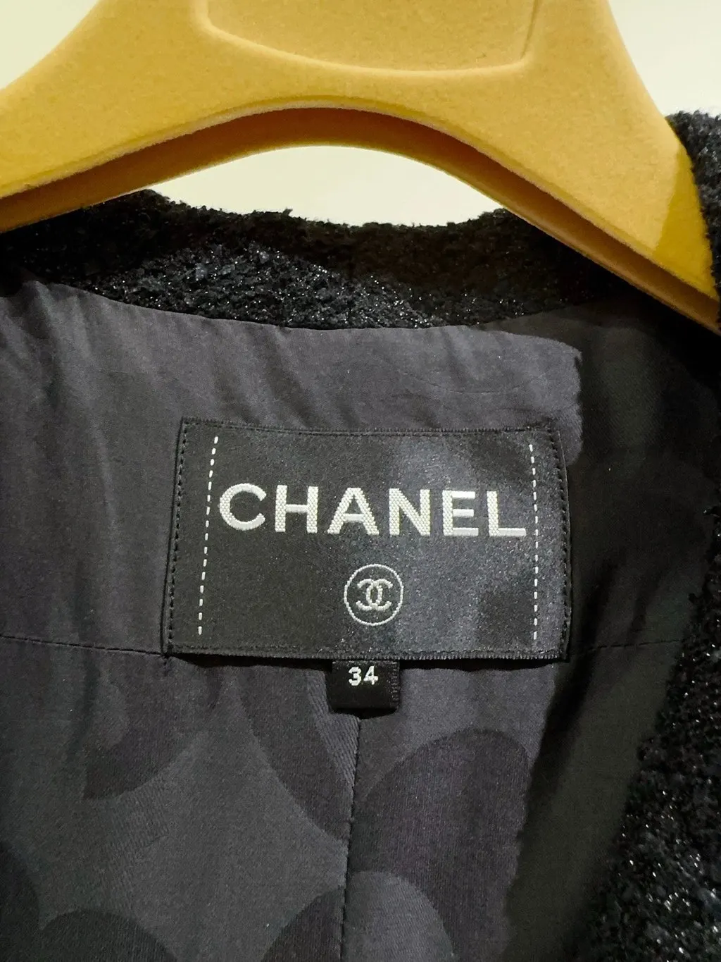 Chanel Tweed Jacket MultiColor Tweed Very good - Inside View