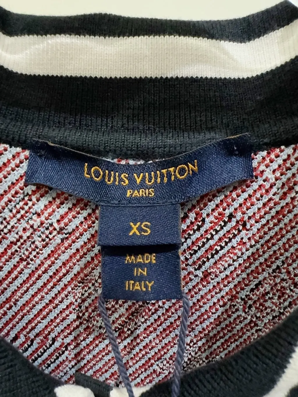 Louis Vuitton Viscose Dress MultiColor Viscose Never worn - Back View
