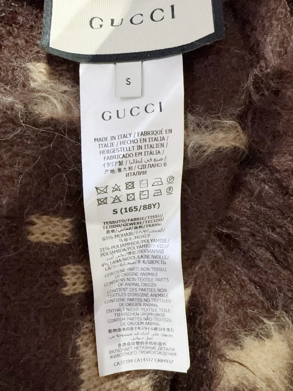 Gucci Wool Knitwear MultiColor Wool Never worn - Box View
