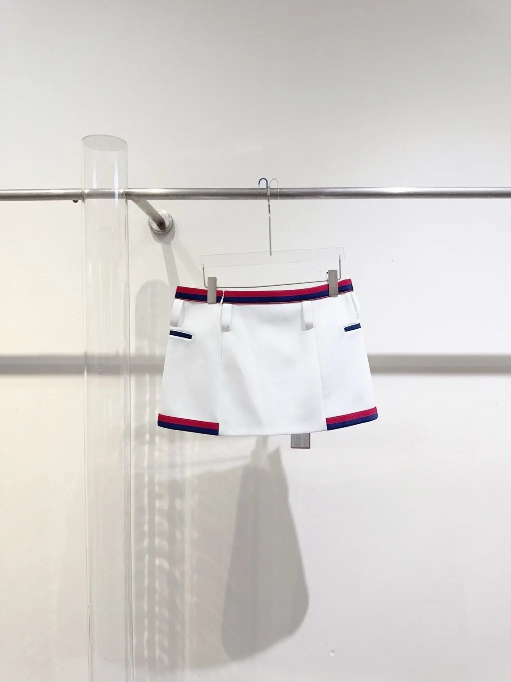 Miu Miu Cotton Skirt MultiColor Cotton Never worn, with tag - Back View