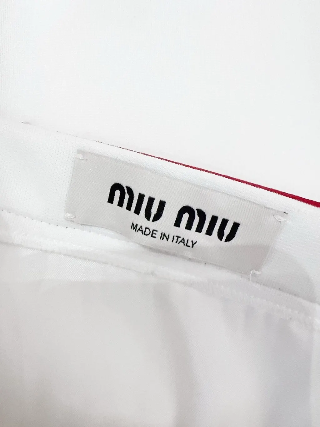 Miu Miu Cotton Skirt MultiColor Cotton Never worn, with tag - Inside View