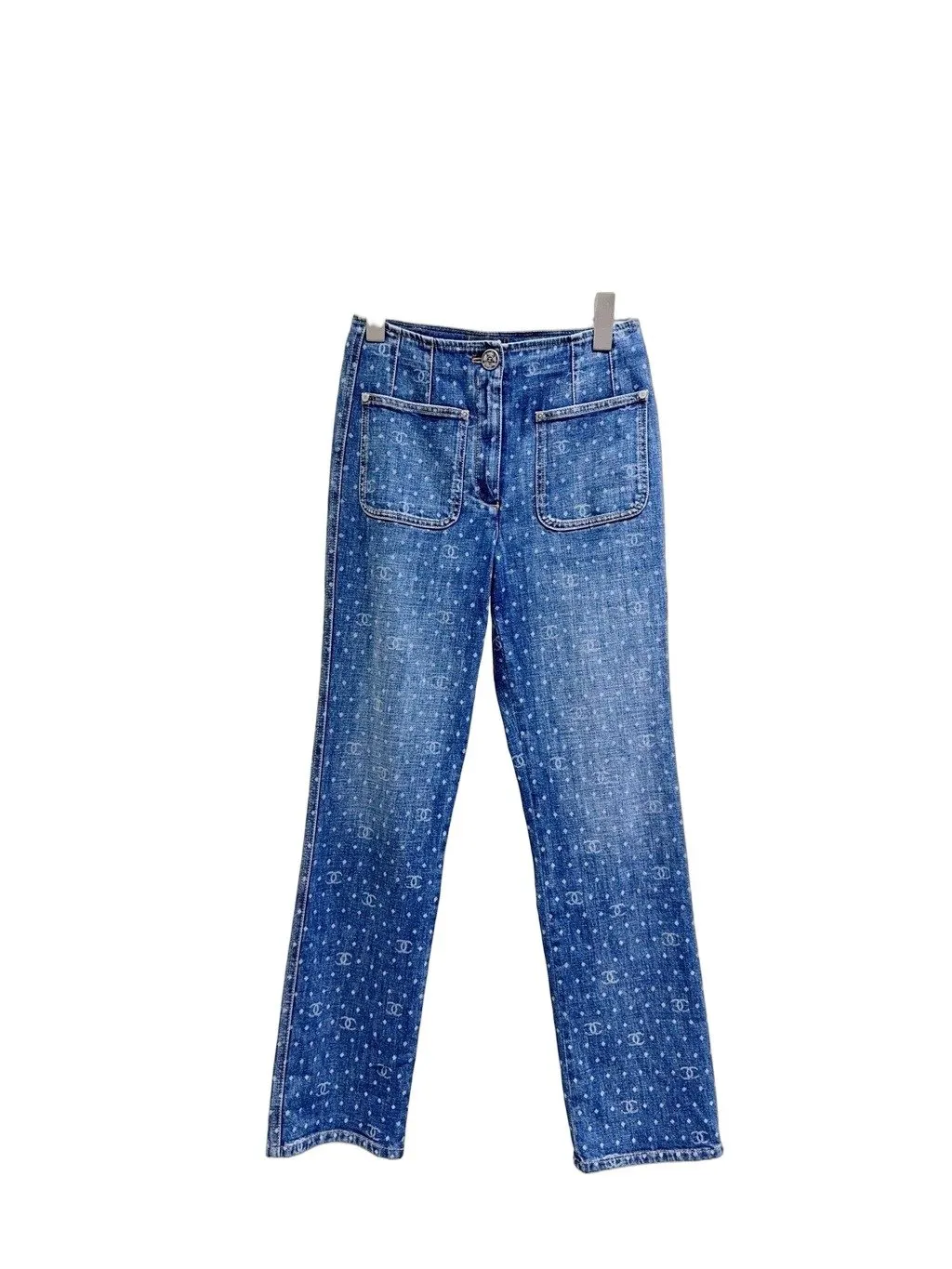 Chanel Denim Jeans MultiColor Denim Very good - Front View
