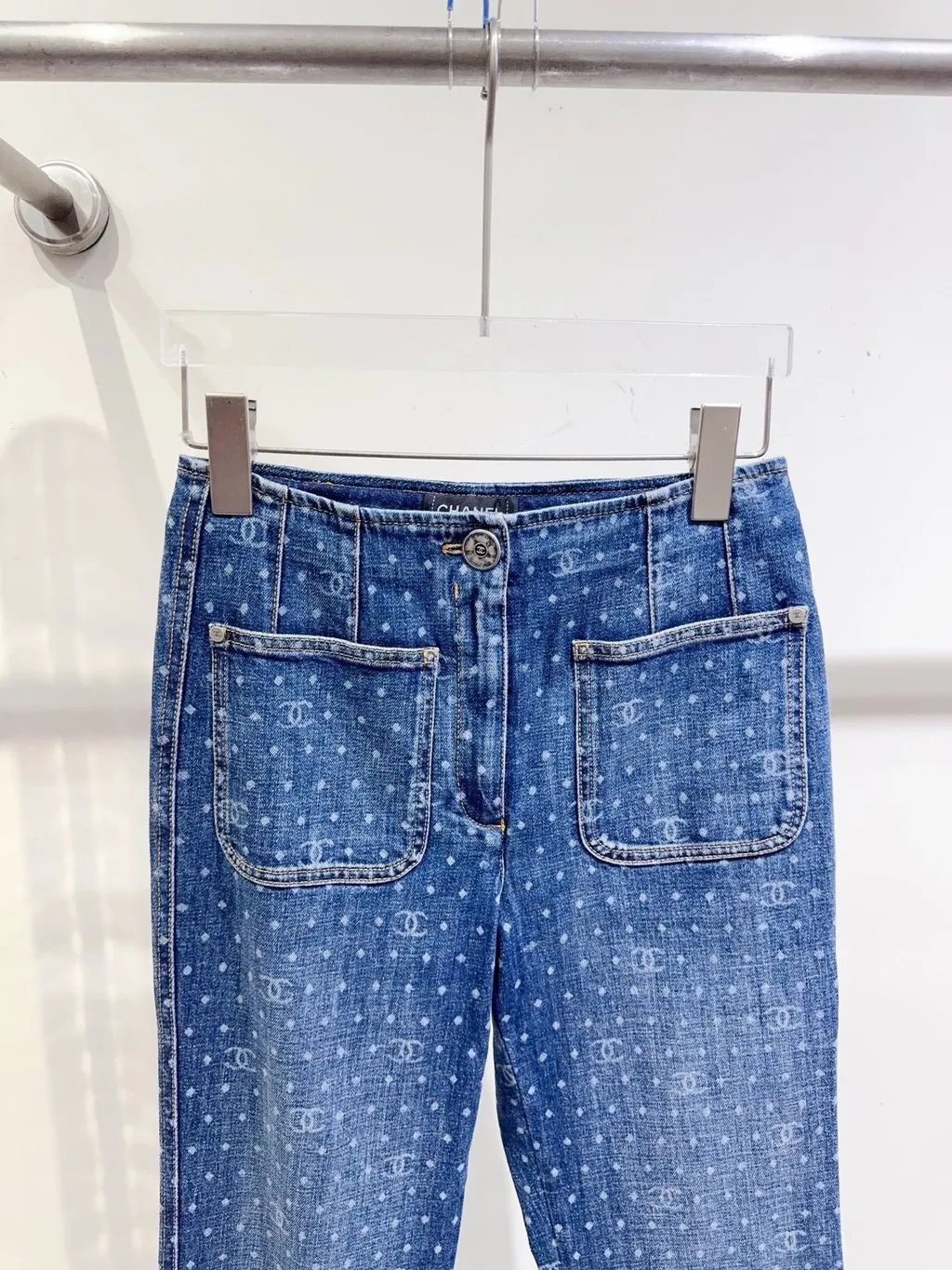 Chanel Denim Jeans MultiColor Denim Very good - Back View