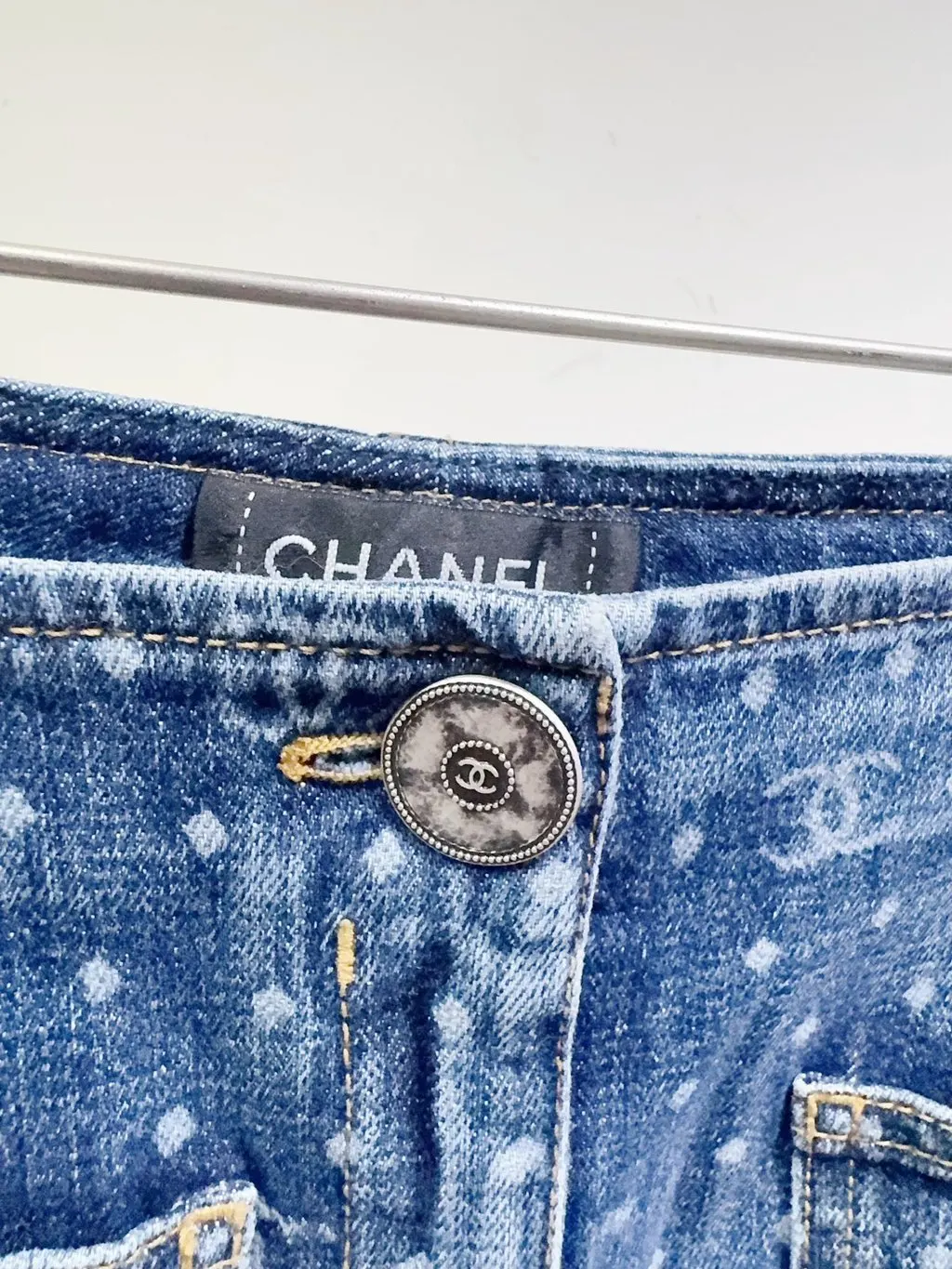 Chanel Denim Jeans MultiColor Denim Very good - Inside View