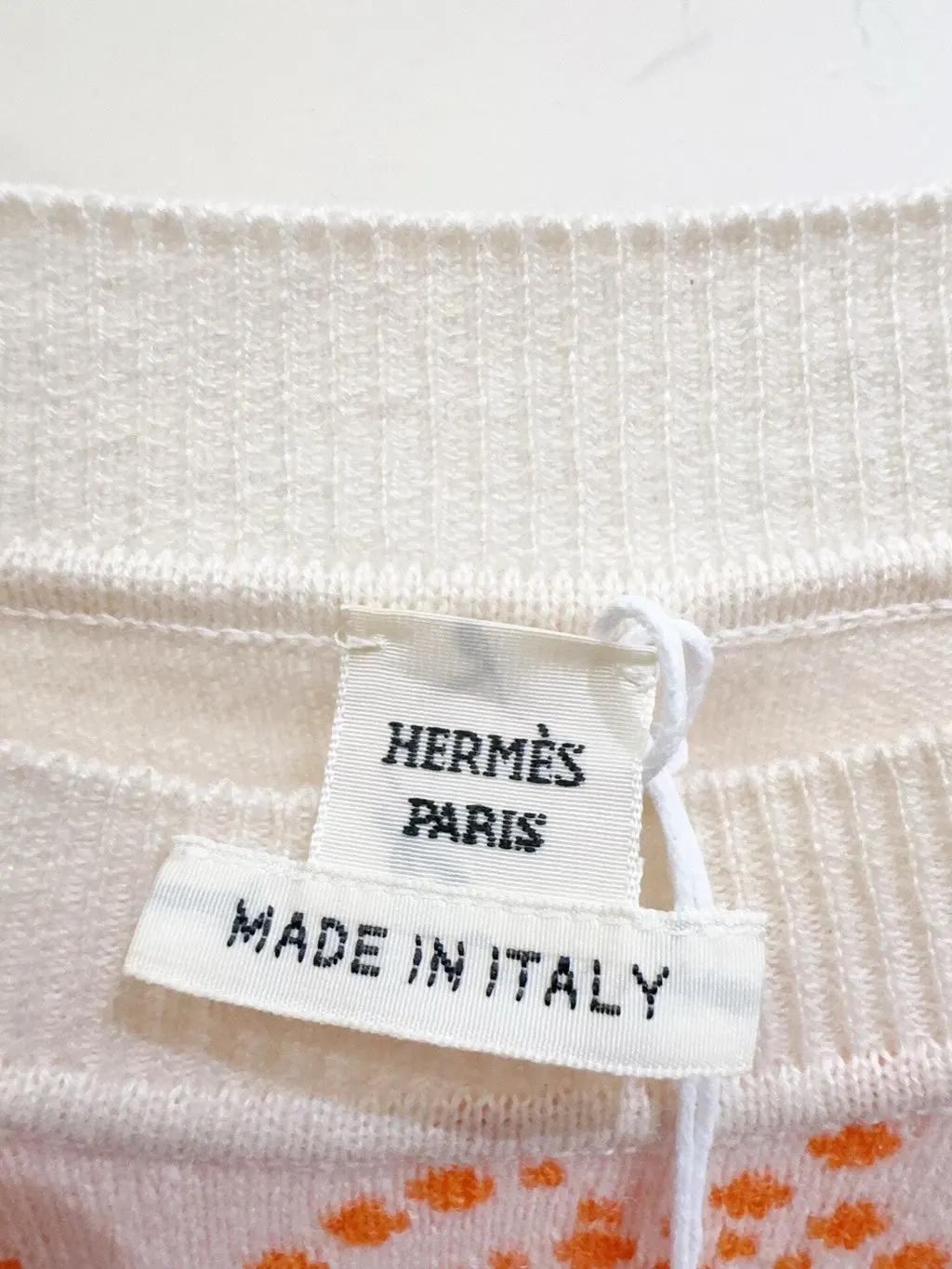 Hermes Cashmere Knitwear MultiColor Cashmere Never worn, with tag - Back View