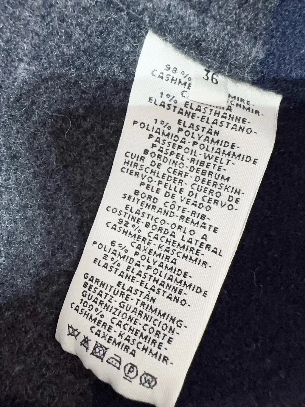 Hermes Cashmere Coat MultiColor Cashmere Never worn, with tag - Box View
