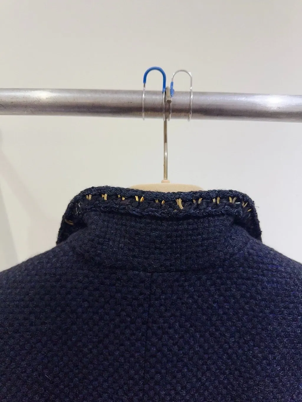 Chanel Tweed Jacket MultiColor Tweed Never worn - Back View