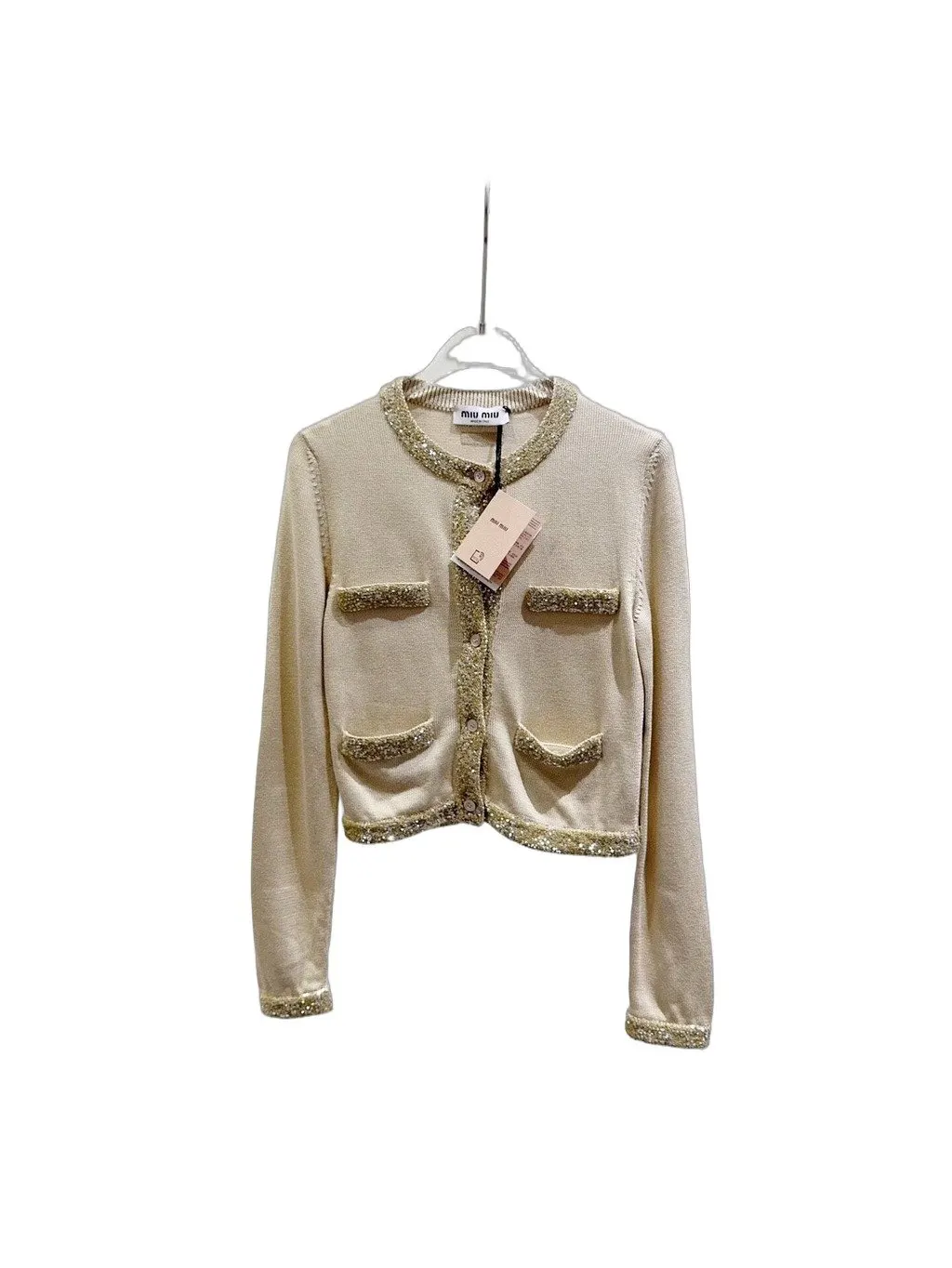 Miu Miu Cotton Knitwear MultiColor Cotton Never worn - Front View