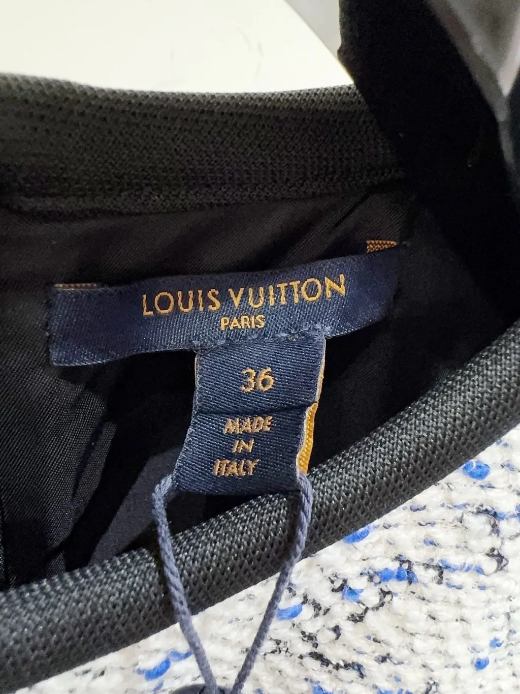 Louis Vuitton Cotton Dress MultiColor Cotton Never worn, with tag - Back View